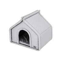 Produktbild von DOGGY Hundehütte und Katzenhöhle OEKO-TEX Hundekissen in Asche Grau 42 x 32 cm
