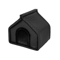 Produktbild von DOGGY Hundehütte und Katzenhöhle Schwarz OEKO-TEX 42 x 32 cm