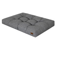 Produktbild von DOGGY Hundematte aus Kunstleder für kleine Hunde in Grau Grösse M OEKO-TEX zertifiziert