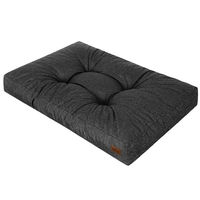 Produktbild von DOGGY Hundematte aus Kunstleder für kleine Hunde Schwarz Grösse M 75 x 50 cm OEKO-TEX zertifiziert