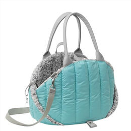 DOGGY Hundetasche Transportbox aus Polyester in Türkis 38x24x28 cm OEKO-TEX zertifiziert – Bild 1 von 6