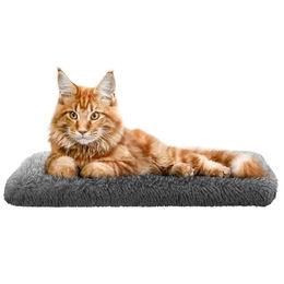 DOGGY Katzen Fensterliege mit rutschfester Fensterbank und waschbarem Stoffbezug in Grau 50x25 cm – Bild 1 von 8