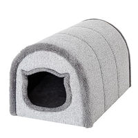 Produktbild von DOGGY Katzenhöhle Inari Grau aus Polyester Gr. L 33x51x30 cm OEKO-TEX zertifiziert