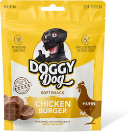 Produktbild von DOGGY Softsnack Chicken Burger Hund Belohnungssnack Huhn getreidefrei ohne Zucker 70 g