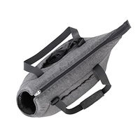 Produktbild von DOGGY Transportbox Hundetasche und Katzentasche aus Stoff in Graphit Grau XL 30 x 50 x 32 cm