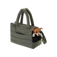 Produktbild von DOGGY Transporttasche für Hunde und Katzen für kleine Rassen olivgrün OEKO-TEX