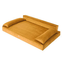 Produktbild von DOGGY XXL Hundebett als Hundecouch in Gelb, 120 x 77 cm, OEKO-TEX-zertifiziert