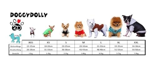 Produktbild von DoggyDolly Hundemantel mit Kapuze Fleece Rosa Wasserabweisend Größe L