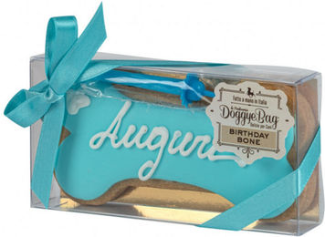 DoggyeBag Birthday Bone Hundespielzeug Hellblau – Bild 1 von 1