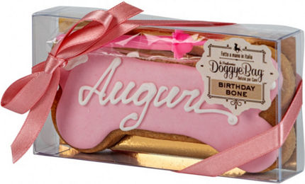 DoggyeBag Birthday Bone Hundespielzeug Pink – Bild 1 von 1