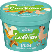 Produktbild von DoggyeBag Cuortenero Hundesnack Apfel Banane und Erdnussbutter