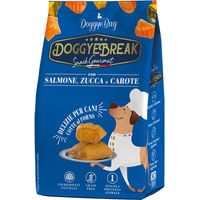 Produktbild von DoggyeBag Doggyebreak Belohnungssnack für Hunde mit Lachs, Kürbis und Karotten getreidefrei