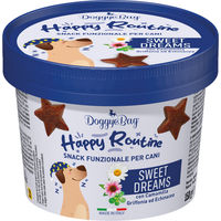 Produktbild von DoggyeBag Happy Routine Sweet Dreams Funktionssnack für Hunde mit Kamille, Melissa und Echinacea glutenfrei 150 g
