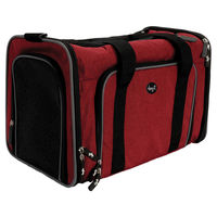 Produktbild von Dogit Explorer erweiterbare Transportbox für kleine Hunde in Rot aus Polyester