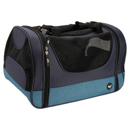 Produktbild von Dogit Explorer Transportbox für kleine Tiere aus Polyester in Blau