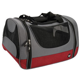 Produktbild von Dogit Explorer Transportbox für kleine Tiere aus Polyester in Rot/Grau
