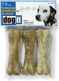 Dogit Kauknochen für Hunde aus Rind gepresst 10 cm 3er Pack - 3 x 10 cm – Bild 1 von 3