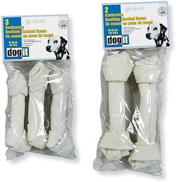 Produktbild von Dogit Kausnack für Hunde aus Rinderhaut 3er Pack