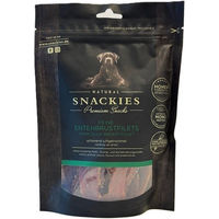Produktbild von Doglovers Herbst & Partner Hundezucht Snackies Feine Entenbrustfilets Trockenfleisch für Hunde getreidefrei und hypoallergen - 180 g
