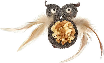 Produktbild von Dogman Katzenspielzeug Natural Owl aus Pappe in Braun