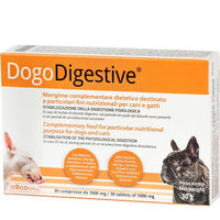 Produktbild von Dogoteka DogoDigestive Verdauungshilfe mit Probiotika für Hunde und Katzen 30 Stück