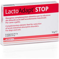 Produktbild von Dogoteka LactoAdapt Stop Probiotika zur Unterstützung der Verdauung bei akutem Durchfall für Hunde und Katzen 6 Stück