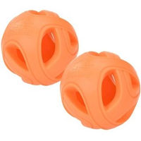 Produktbild von Dogs Creek Ball Airflow Hundespielzeug aus Kunststoff Orange S-M