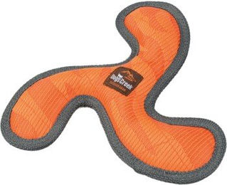 Dogs Creek Boomerang Hyper Wurfspielzeug für Hunde aus Polyester in Orange – Bild 1 von 2
