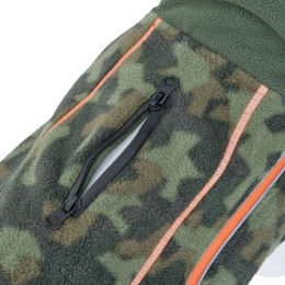 Dogs Creek Fleecejacke Makalu Camouflage für Hunde aus Polyester in Grün Bunt 32 cm wasserabweisend – Bild 1 von 2