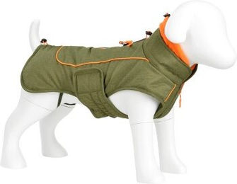 Dogs Creek Hund Wintermantel Thera Grün wasserabweisend Polyester Rückenlänge 32 cm – Bild 1 von 3