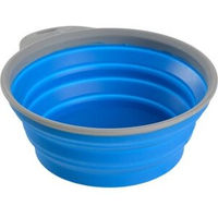 Produktbild von Dogs Creek Reise-Silikonnapf Trail Wasser- und Futternapf für Hunde Blau 1 l - 1 l