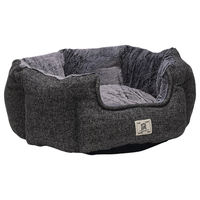 Produktbild von Dogs Gone Smart Hundebett Chill Kuzzi Plüsch Grau 76 x 76 x 33 cm
