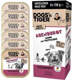 Dogs'n Tiger Abendbrot Hundefutter Lamm & Pastinake Getreidefrei 24x150 g – Bild 1 von 3