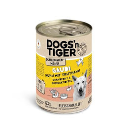 Dogs'n Tiger Adult Hundefutter Gaudi mit Huhn und Truthahn getreidefrei 6x 400g - 6 x 400 g – Bild 1 von 4