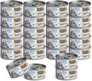 Dogs'n Tiger Adult Katzenfutter Meer Nassfutter mit Thunfisch und Lachs Filets in Sauce, getreidefrei und ohne Zucker, 24x 70g - 24 x 70 g – Bild 1 von 4