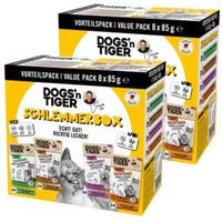 Produktbild von Dogs'n Tiger Adult Nassfutter für Katzen Schlemmerbox getreidefrei 2x85 g