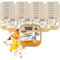 Produktbild von Dogs'n Tiger Adult Nassfutter Katze Geflügel und Kürbis Stückchen in Sauce Getreidefrei 32x100 g