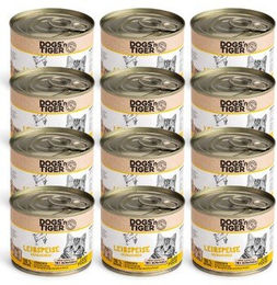Dogs'n Tiger Adult Premium Katzen Nassfutter Leibspeise Huhn Stückchen in Sauce, getreidefrei, ohne Zucker und künstliche Aromen, 12x 200 g - 12 x 200 g – Bild 1 von 3