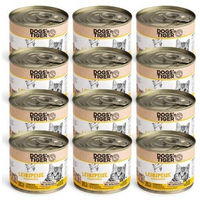 Produktbild von Dogs'n Tiger Adult Premium Katzen Nassfutter Leibspeise Huhn Stückchen in Sauce, getreidefrei, ohne Zucker und künstliche Aromen, 12x 200 g - 12 x 200 g