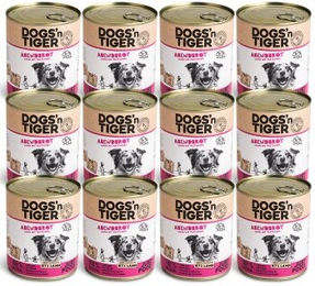 Dogs’n Tiger Adult Premium Nassfutter für Hunde Abendbrot Lamm und Pastinake mit hohem Fleischanteil 12x 800 g - 12 x 800 g – Bild 1 von 6