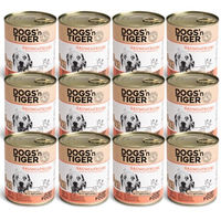 Produktbild von Dogs’n Tiger Adult Premium Nassfutter für Hunde Geflügel Getreidefrei 12x 800g - 12 x 800 g