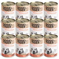 Produktbild von Dogs’n Tiger Adult Premium Nassfutter für Hunde Geflügel Getreidefrei mit hohem Fleischanteil 12x 400g - 12 x 400 g