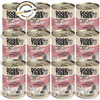 Produktbild von Dogs'n Tiger Allerliebst Hundefutter Adult Rind und Huhn Stückchen in Sauce mit hohem Fleischanteil 12x400 g - 12 x 400 g
