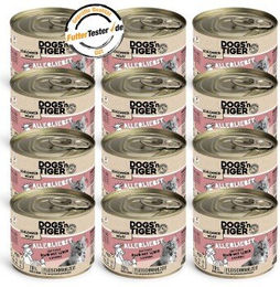 Dogs'n Tiger Allerliebst Hundefutter Rind & Huhn Stückchen in Sauce mit hohem Fleischanteil 12x200 g - 12 x 200 g – Bild 1 von 3