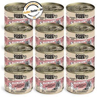 Produktbild von Dogs'n Tiger Allerliebst Hundefutter Rind & Huhn Stückchen in Sauce mit hohem Fleischanteil 12x200 g - 12 x 200 g