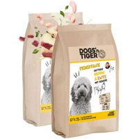 Produktbild von Dogs'n Tiger Federtanz Adult Hundefutter Huhn & Ente mit hohem Fleischanteil 2x 2kg