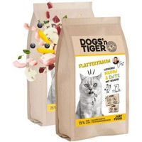 Produktbild von Dogs'n Tiger Flattertraum Hundefutter Huhn & Ente getreidefrei mit hohem Fleischanteil 2x20 kg