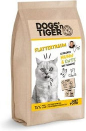 Dogs'n Tiger Flattertraum Katzenfutter Huhn & Ente getreidefrei mit hohem Fleischanteil 10 kg – Bild 1 von 3