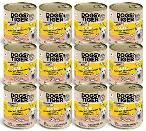 Dogs'n Tiger Gaudi Hundefutter Adult Huhn und Truthahn mit Stückchen in Sauce getreidefrei 12x 800 g - 12 x 800 g – Bild 1 von 7