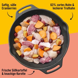 Dogs'n Tiger Gaudi Hundefutter Adult mit Huhn und Truthahn, getreidefrei, 6x 800 g - 6 x 800 g – Bild 1 von 7